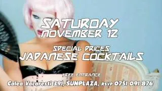 Japanese Night at Oxygen Club, Bucharest - Saturday, November 12