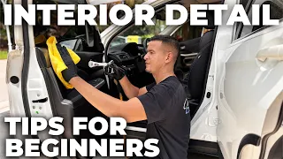 Car Detailing TIPS for BEGINNERS! The BEST GUIDE for a SPOTLESS Interior!