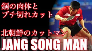 【卓球】謎多き北朝鮮のカットマン：ジャン・ソンマン(Jang Song Man)【鋼の肉体と鉄壁のカット】