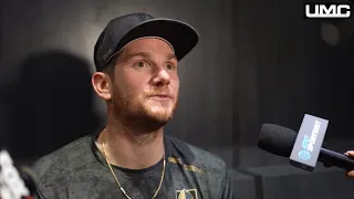 Jonathan Quick after his first game as a Golden Knight