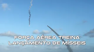 Força Aérea treina lançamento de mísseis em Parnamirim (RN)