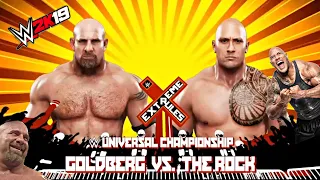 The Rock vs. Goldberg (highlights) 2K19