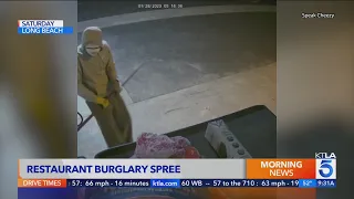 Long Beach restaurant burglaries caught on video