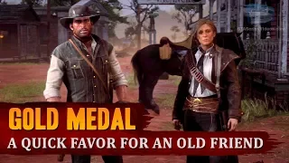 Red Dead Redemption 2 - Mission #102 - A Quick Favor for an Old Friend [Gold Medal]