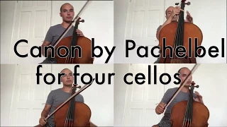 Canon in D [Pachelbel] for 4 Cellos