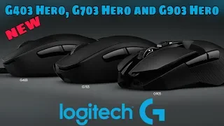NEW Logitech G403 HERO, G703 HERO, G903 HERO. В чем же суть?