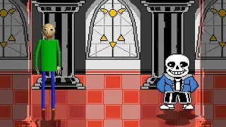 Балди В.С. Санс [Основы Балди 🆚 Undertale] | MUGEN BATTLE