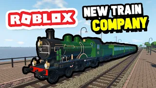 Creating My Own TRAIN COMPANY in Roblox Streamlined