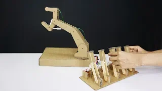 How to Make Hydraulic Powered Robotic Arm using Cardboard