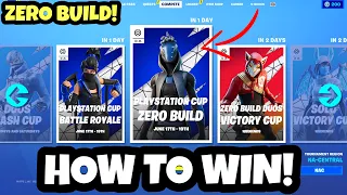 How Many POINTS Do You NEED To QUALIFY For The PLAYSTATION CUP ZERO BUILD FINALS! (NO BUILD PS CUP!)
