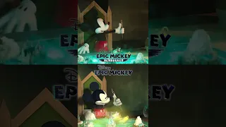Epic Mickey Comparison - Wii vs Switch #epicmickey #comparison #nintendo
