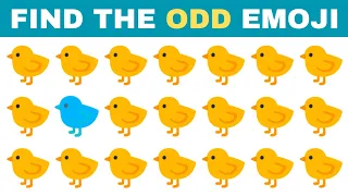 Find The ODD Emoji Out in just 15 Seconds || ODD EMOJI QUIZ || P-26