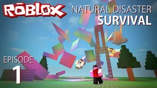 FALLING THROUGH THE WORLD (Roblox: Natural Disaster Survival #1)