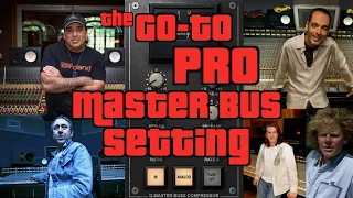 How the Pros set their Master Bus Compressor