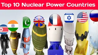 Top 10 Nuclear Power Countries in the world | Nuclear Power Countries 2021| Biggest Nuclear Bombs