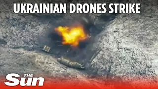 Ukraine Russia War: Ukrainian drones strike fleeing Russian troops in frozen trenches