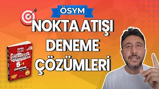 📌ÖSYM NOKTA ATIŞI DENEME ÇÖZÜMLERİ #kpss2023