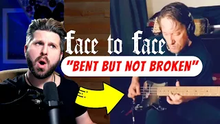Scott Shiflett...wow. Bass Teacher REACTS to Face To Face - "Bent But Not Broken"