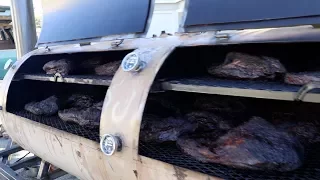 First Cook on my 500-Gallon Fatstack Smoker