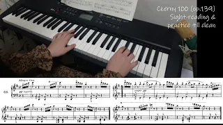 Czerny 100 (op.139) / No.47~48 practice