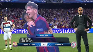 The Day Messi and Neymar Showed Pep Guardiola & Lewandowski Who Is The Boss