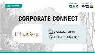 Corporate Connect Webinar feat. HRnetGroup 5 July 2022