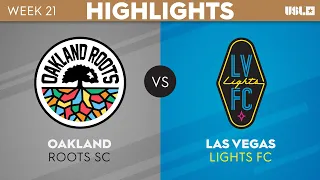 7.26.2023 | Oakland Roots SC vs. Las Vegas Lights FC - Game Highlights