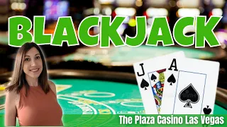 🔴 6 Deck Shoe BLACKJACK at The Plaza Casino Las Vegas