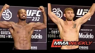 UFC 232 Official Weigh-Ins: Jon Jones vs Alexander Gustafsson