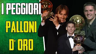 I PALLONI D'ORO più DISCUSSI della storia