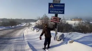 Белазы катаются по общим дорогам Новокузнецка