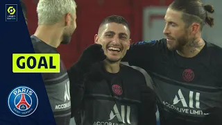 Goal Marco VERRATTI (44' - PSG) PARIS SAINT-GERMAIN - STADE DE REIMS (4-0) 21/22