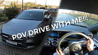 MERCEDES A180 POV DRIVE WITH ME!!!