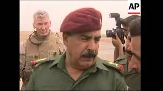 Iraqi general comments on handover