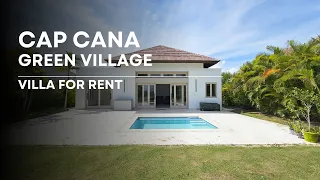 For Rent 2BR + Studio Villa in Green Village, Cap Cana, Dominican Republic