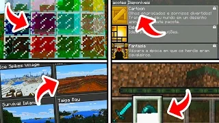 5 COISAS QUE VOCÊ NÃO SABIA SOBRE A VERSÃO 1.0 DO MINECRAFT PE !