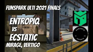 Entropiq vs ECSTATIC Highlights / Upper Bracket quarter-final at Funspark ULTI 2021 Finals