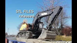 STL files released - 3d print your own Hobbygrade Excavator