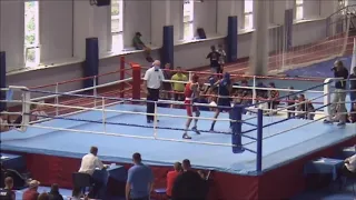 52 кг Максим Голуб + Егор Гаврилюк , Чемпионат Донецкой области по боксу среди молодёжи и юниоров ,