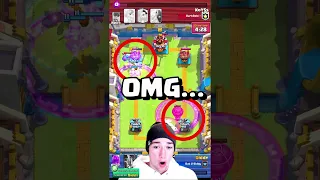 When You Don't Deserve The Win In Clash Royale... 😳😱 #shorts