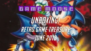 Retro Game Treasure Unboxing | June 2018 | Game Moose Unboxes!