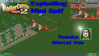 RollerCoaster Tycoon 2 | ⛳Exploding Mini Golf💥 | Thanks Marcel Vos