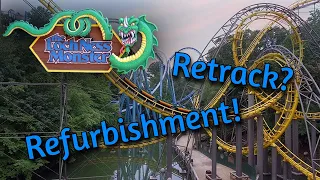 Busch Gardens Williamsburg Refurbishing Loch Ness Monster 2024!