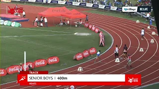 fijivillage Re:Live | Senior Boys 400M Heat 3 | Day 1