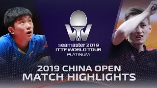 Liam Pitchford vs Tomokazu Harimoto | 2019 ITTF China Open Highlights (R16)