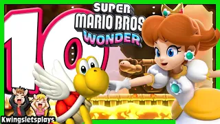 Super Mario Bros Wonder Walkthrough Part 10 Desert Secrets and LAVA (Nintendo Switch)