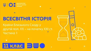 11 клас. Всесвітня історія. Країни Близького Сходу у другій пол. ХХ – на початку ХХІ ст. Частина 1