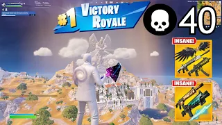 40 Elimination Solo Vs Trio Gameplay Wins🏆(Fortnite Chapter 5 Season 2)