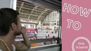 From Bangkok To Ayutthaya By Train - Thailand + Night Market