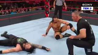 The undertaker returns to Roman reigns vs aid :Raw 25 June 2019